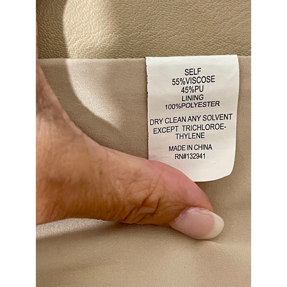 Amanda Uprichard Tan Jane Blazer Size Small - Picture 16 of 16